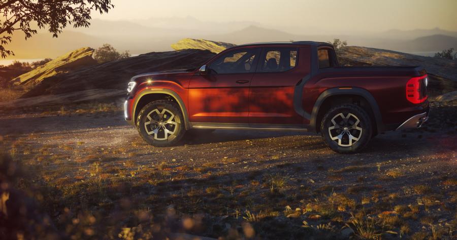  Volkswagen Atlas Tanoak Pickup Truck Concept 2018 года  (фото 5 из 32)